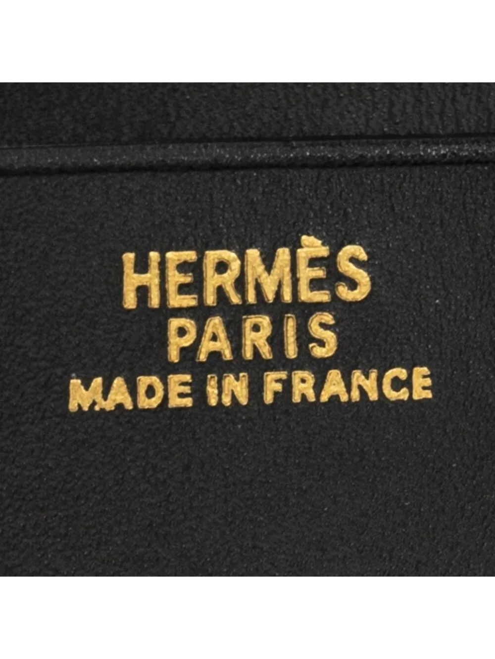 Hermes Vintage Mc2 Fleming Wallet Black Box Leather